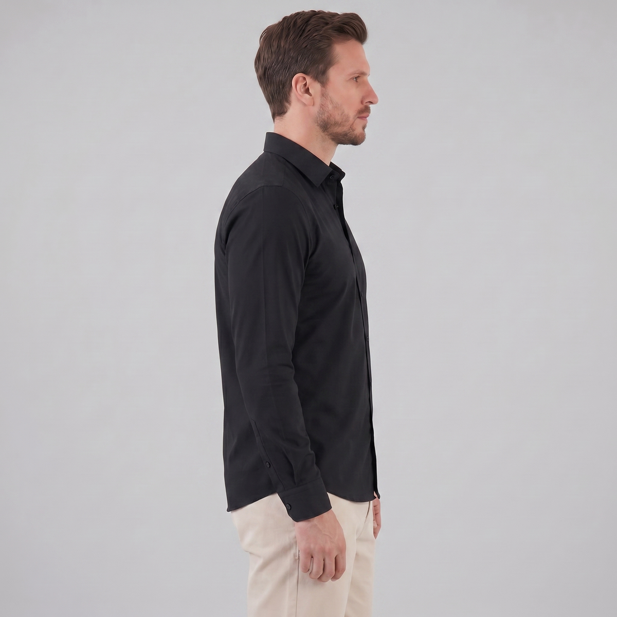 Tobias - Slim Fit Long Sleeve Shirt in Six Colours