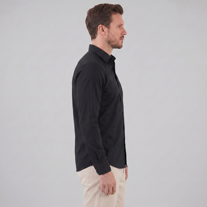 Tobias - Slim Fit Long Sleeve Shirt in Six Colours