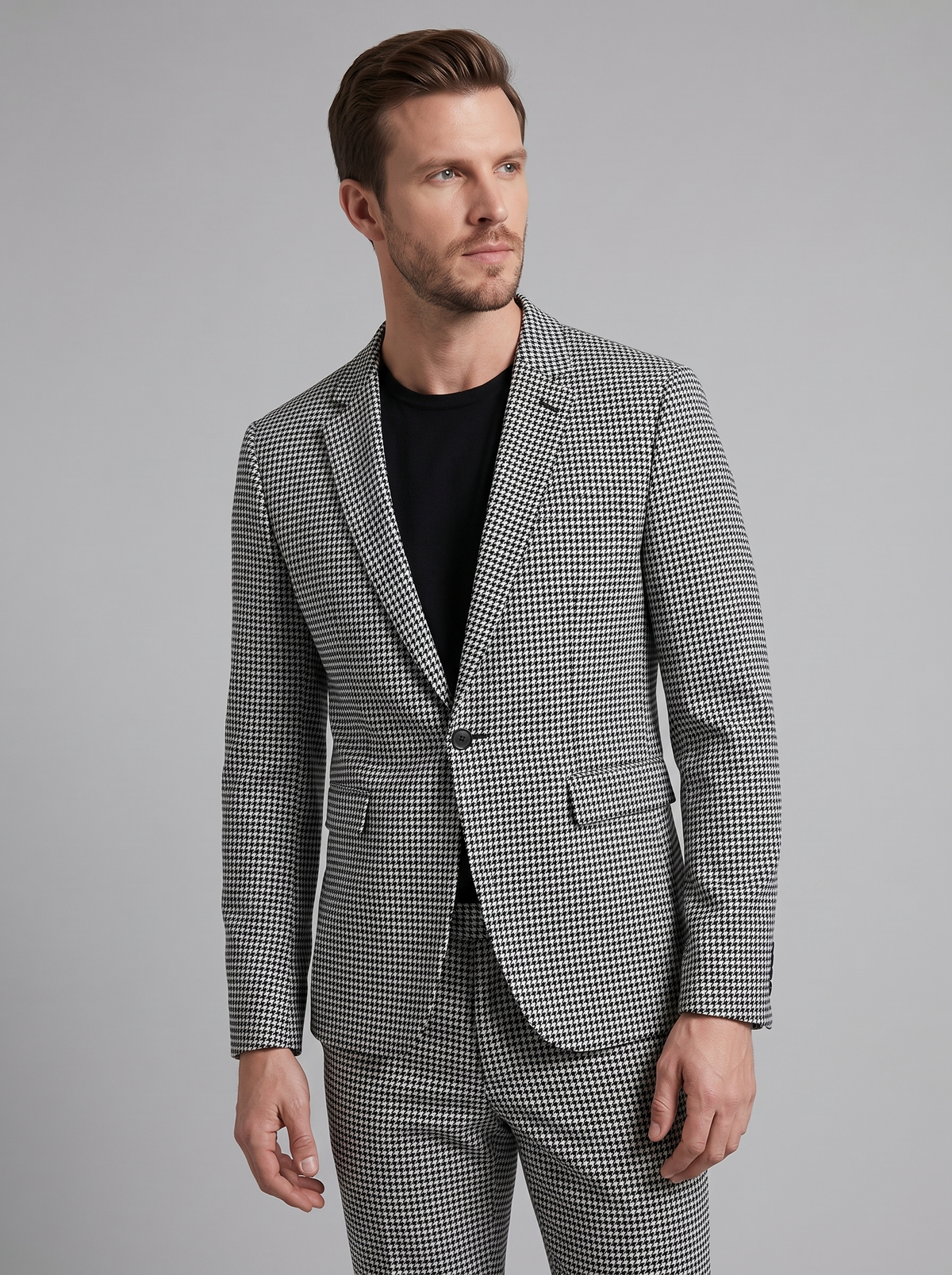 Godefroy - Check Pattern Tailored Suit