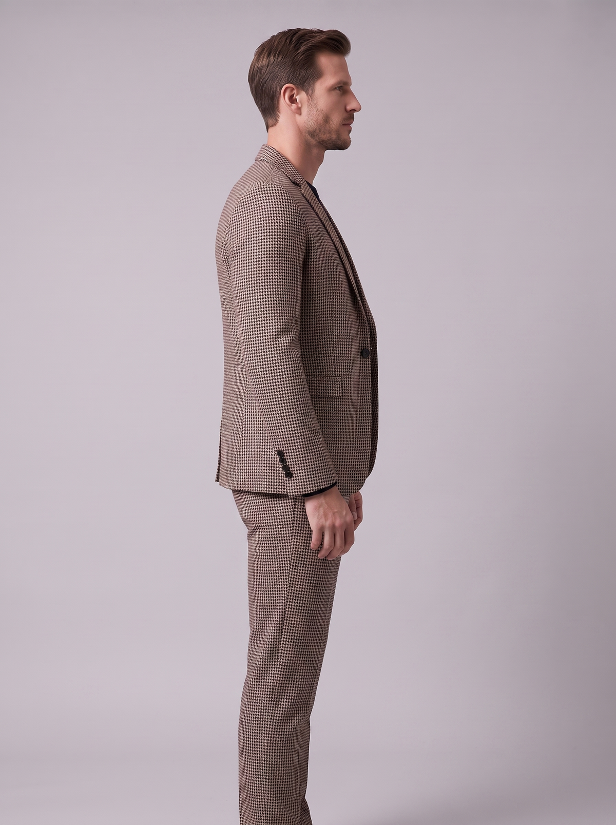 Godefroy - Check Pattern Tailored Suit