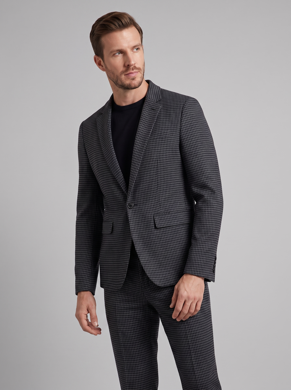 Godefroy - Check Pattern Tailored Suit