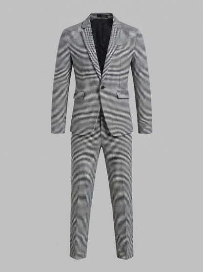 Godefroy - Check Pattern Tailored Suit