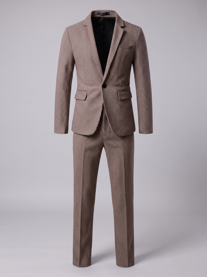 Godefroy - Check Pattern Tailored Suit