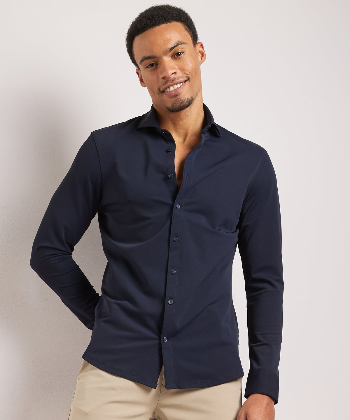 Sander - Smart Casual Stretch Shirt
