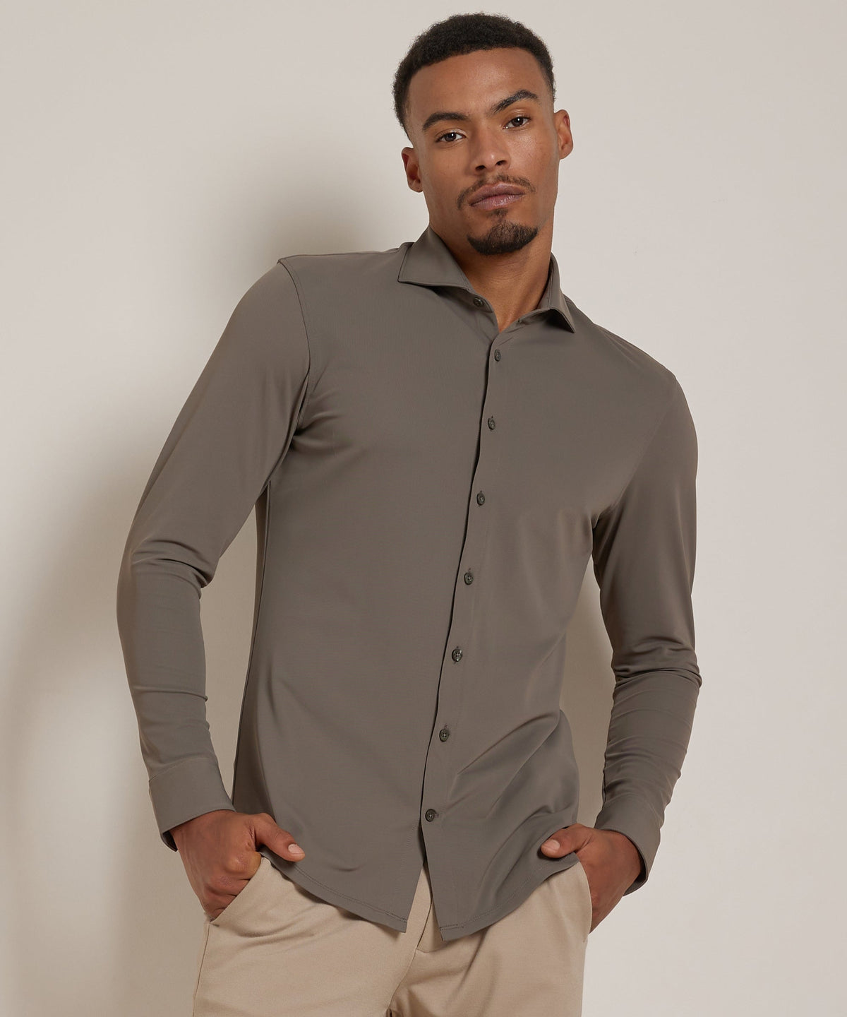 Sander - Smart Casual Stretch Shirt