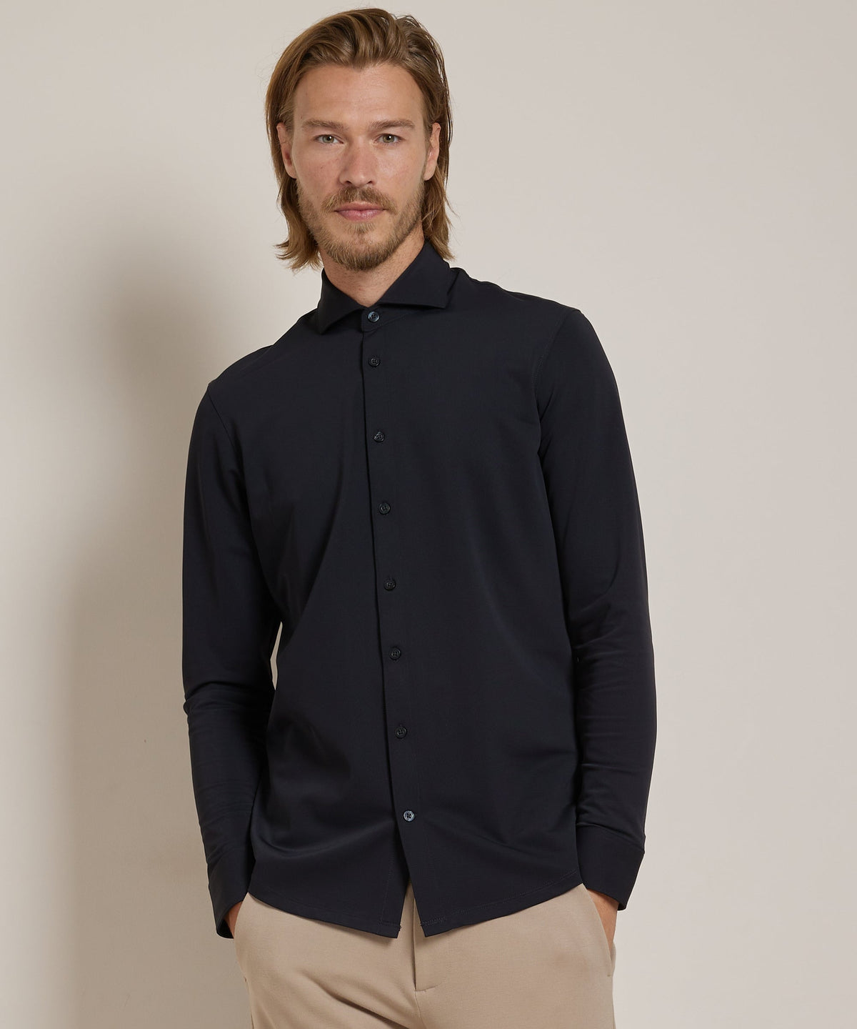 Sander - Smart Casual Stretch Shirt