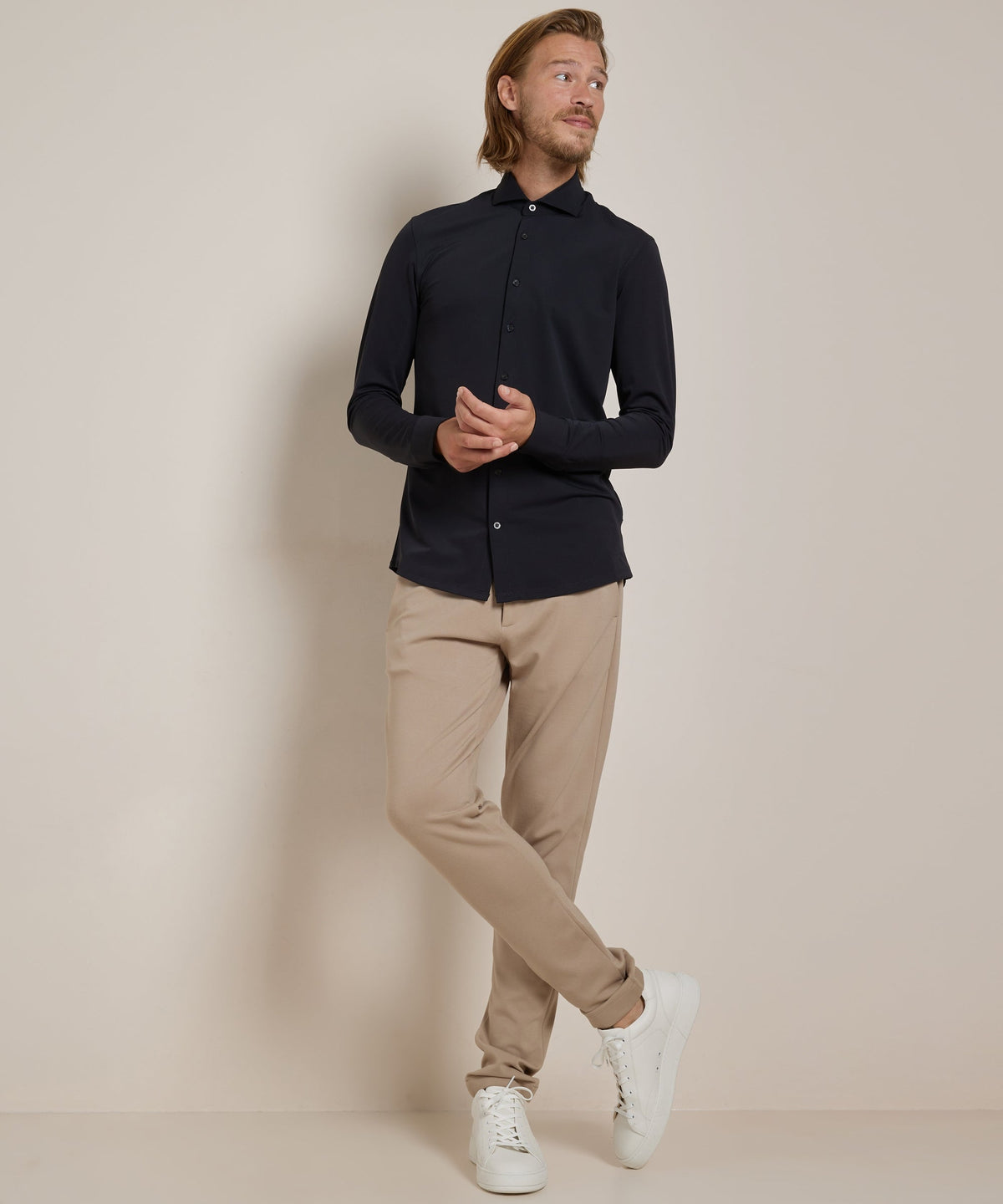 Sander - Smart Casual Stretch Shirt