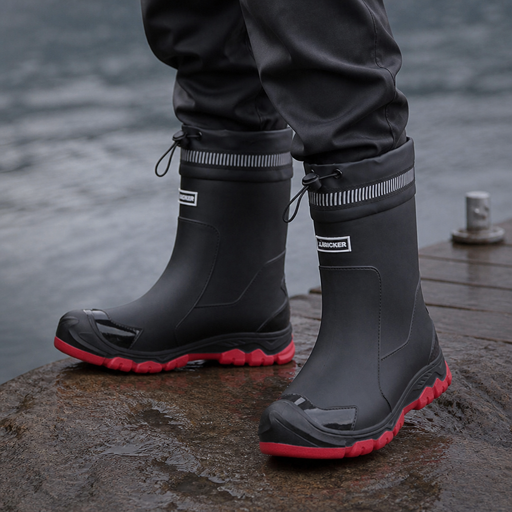 Laudine - Mid-Calf Rain Boots