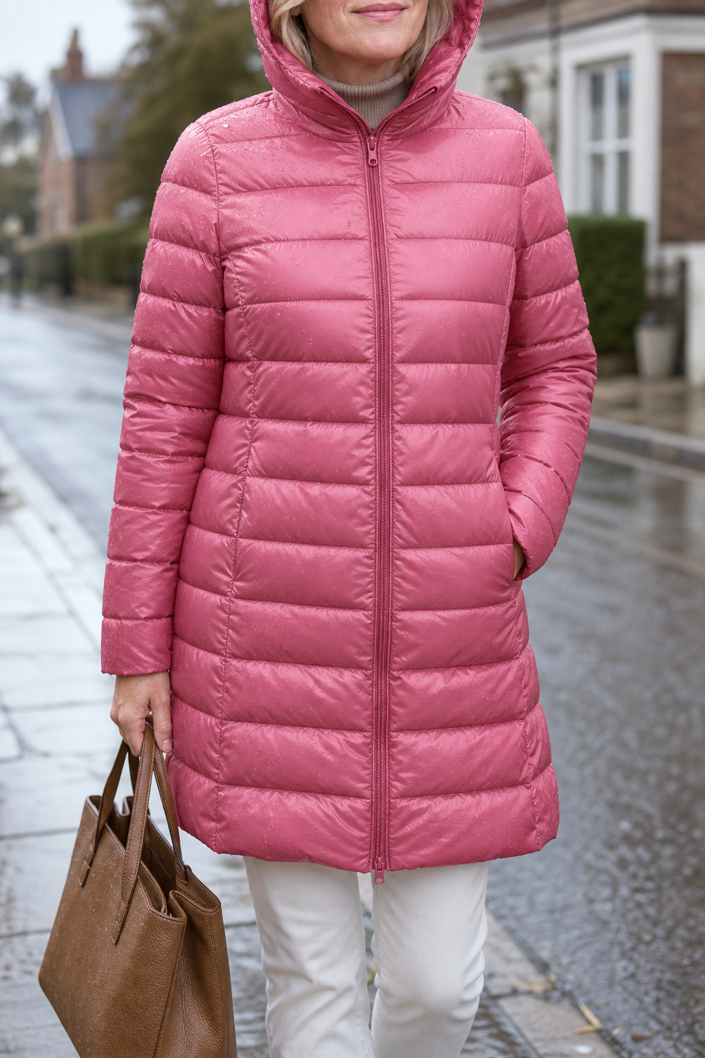 Elodie - Packable Puffer Jacket with Detachable Hood