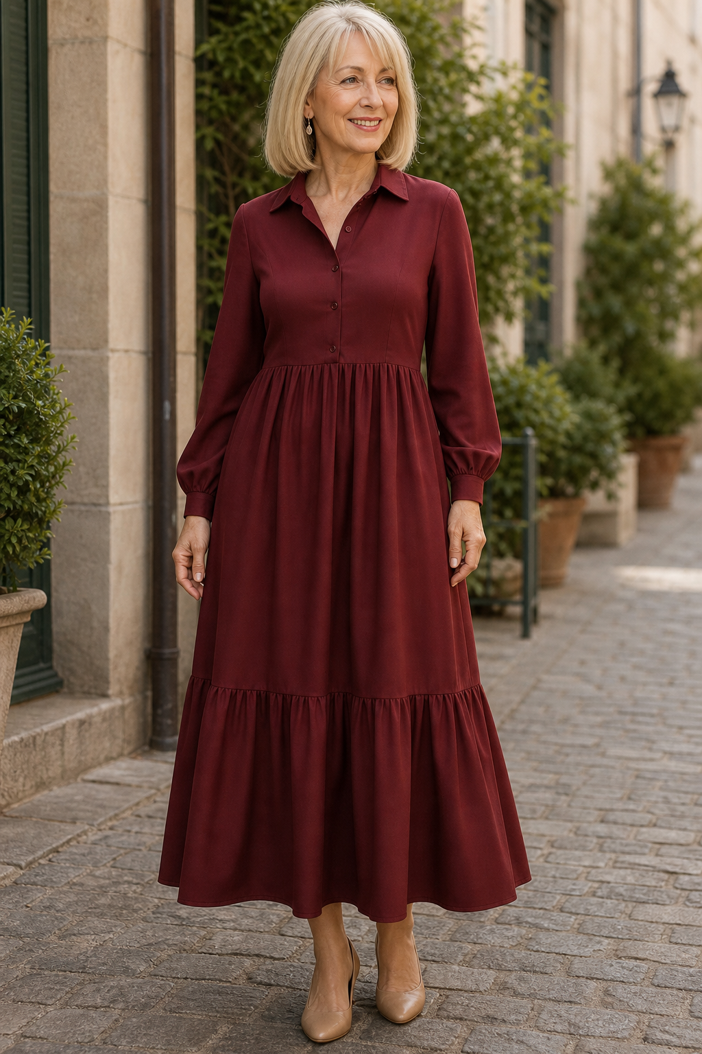 Juniper - Relaxed Swing Dress with Flowing Hem