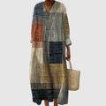 Hespera | Elegant Geometric Midi Dress