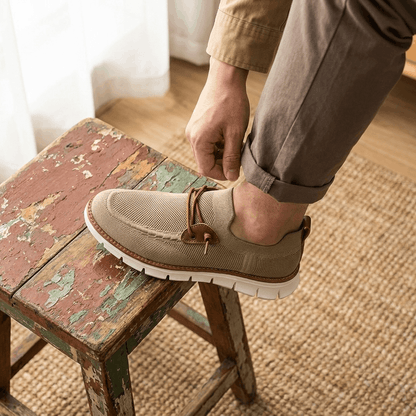 Knit Upper Athletic Sneakers for Men