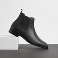 Clinton | Plain Leather Chelsea Boots with Twin Gussets