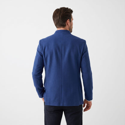 Men's longline tailored overcoat