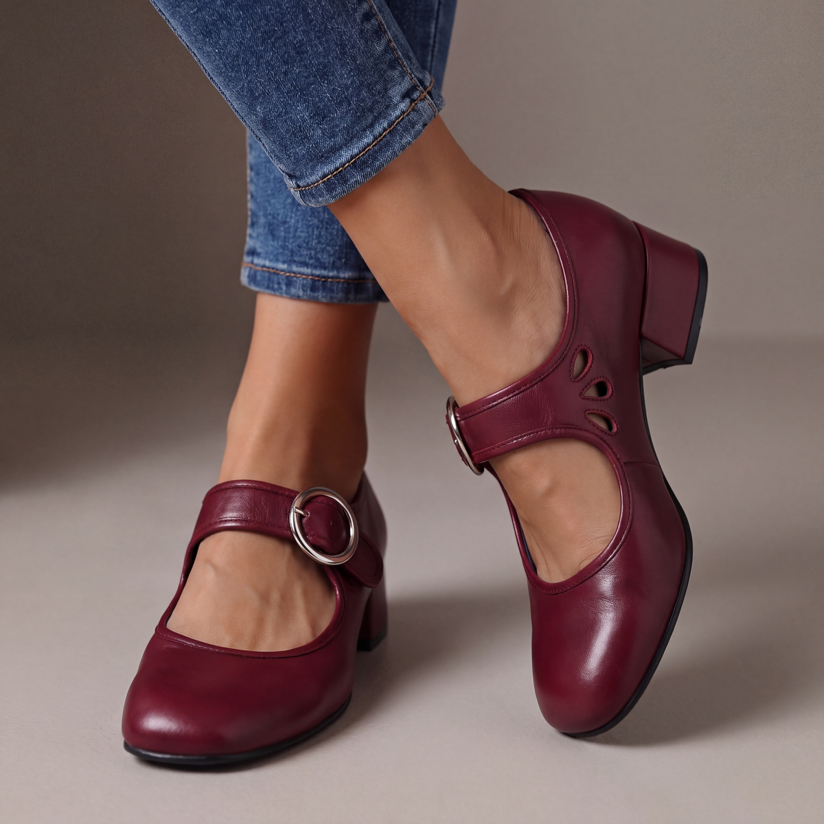 Women's casual sandals with padded footbed side view