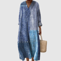 Honorine | Chic Geometric Midi Dress