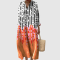 Illyanna | Flowing Geometric Midi Dress