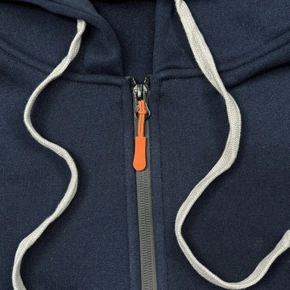 Men's half zip hoodie with chest pocket