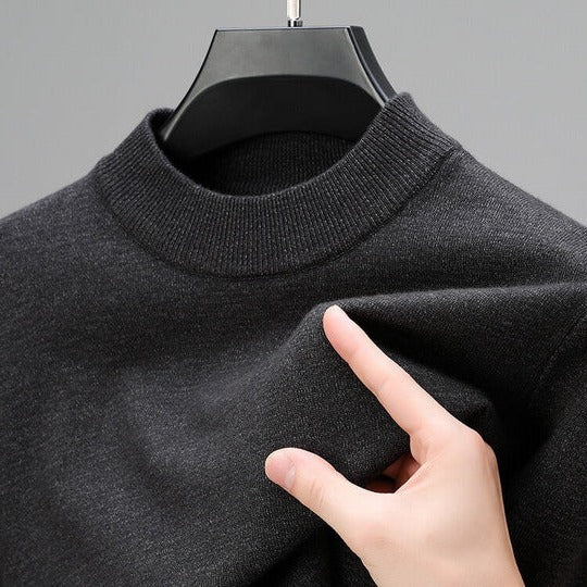 Men's cashmere blend crew neck sweater