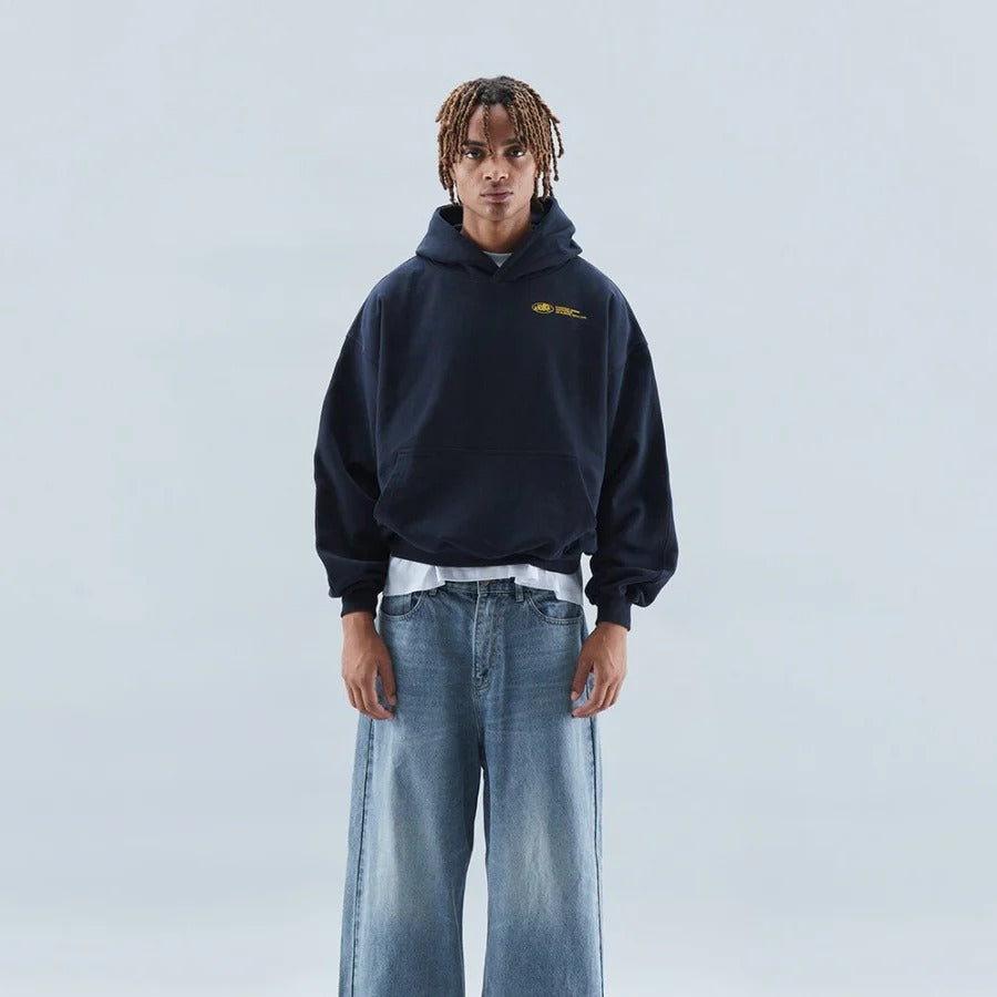 Oversized pullover hoodie for men