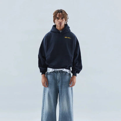 Oversized pullover hoodie for men