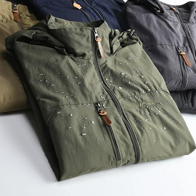 Men's tactical jacket with hood