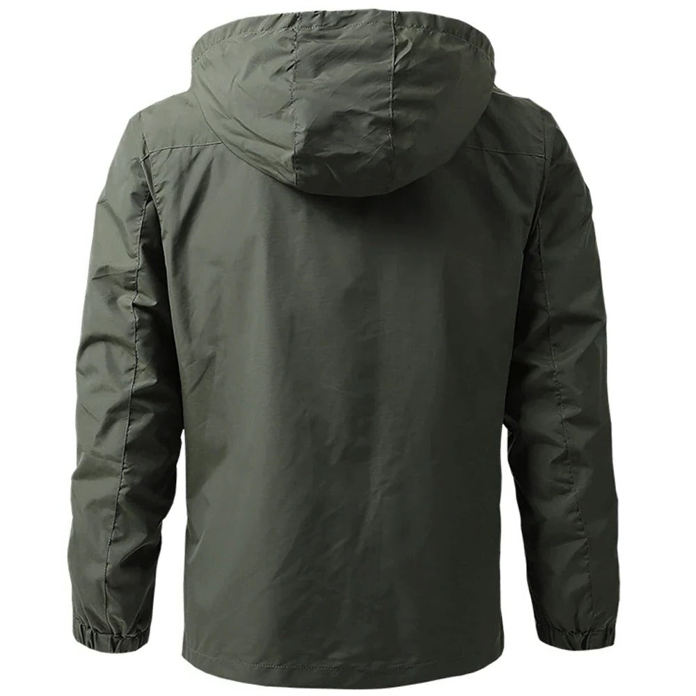 Men's tactical jacket with hood