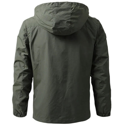 Men's tactical jacket with hood