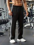 Dashiell | Sports Pants with Drawstring Waist and Side Stripe
