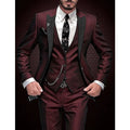 Casimir | Three Piece Suit Set with Matching Waistcoat