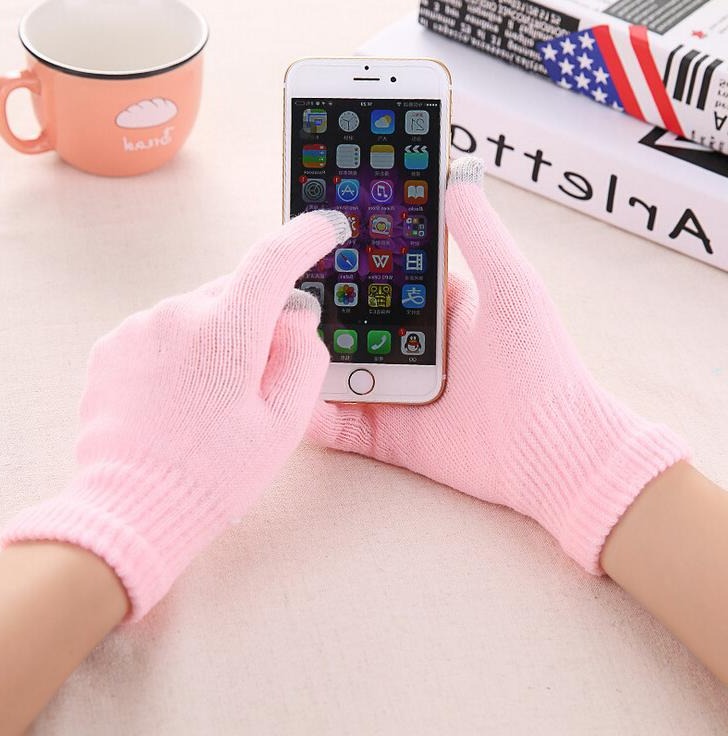 Everly - Knit Winter Gloves in Six Colours