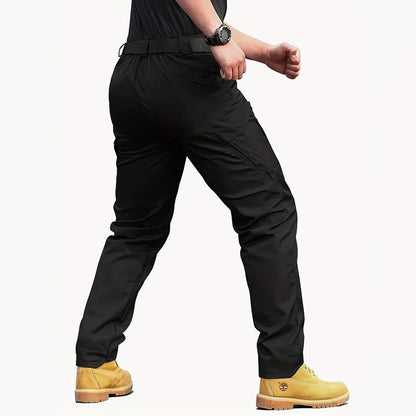 Men's tactical cargo pants with articulated knees