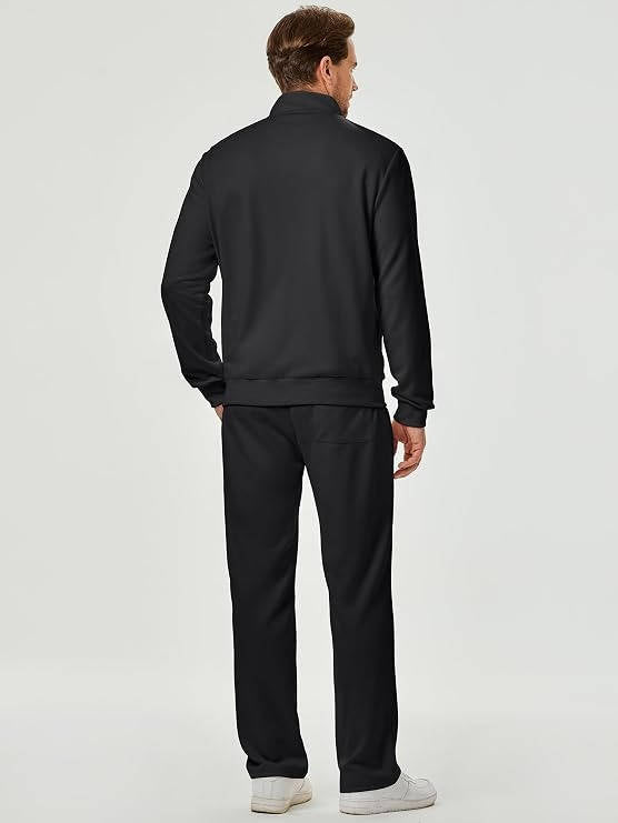 Men's two piece tracksuit with full zip jacket