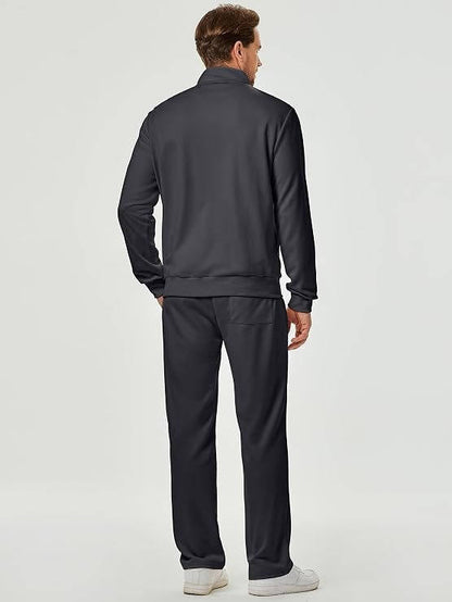 Men's two piece tracksuit with full zip jacket