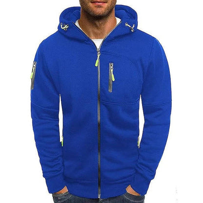 Full-zip hoodie for men