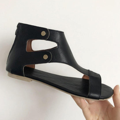 Women's cutout ankle orthopedic sandals for everyday wear