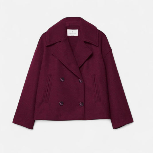 Wilma - Notch-Collar Cropped Blazer