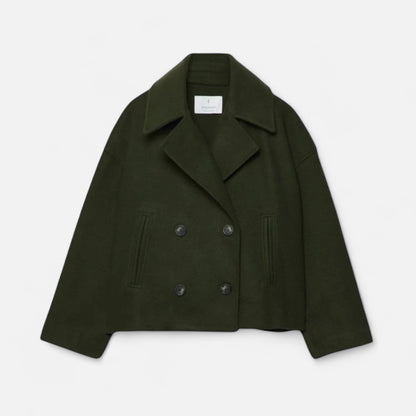 Wilma - Notch-Collar Cropped Blazer