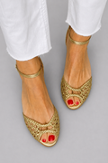 Isadora | Woven Jewel-Tone Sandals
