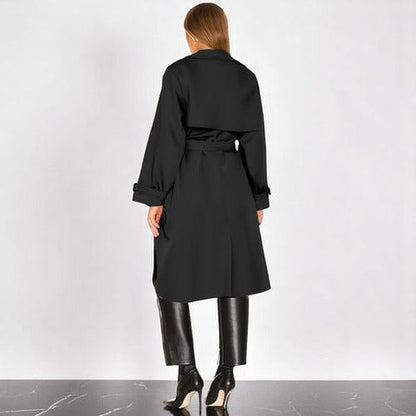 Nerissa - Tailored Classic-Silhouette Trench Coat