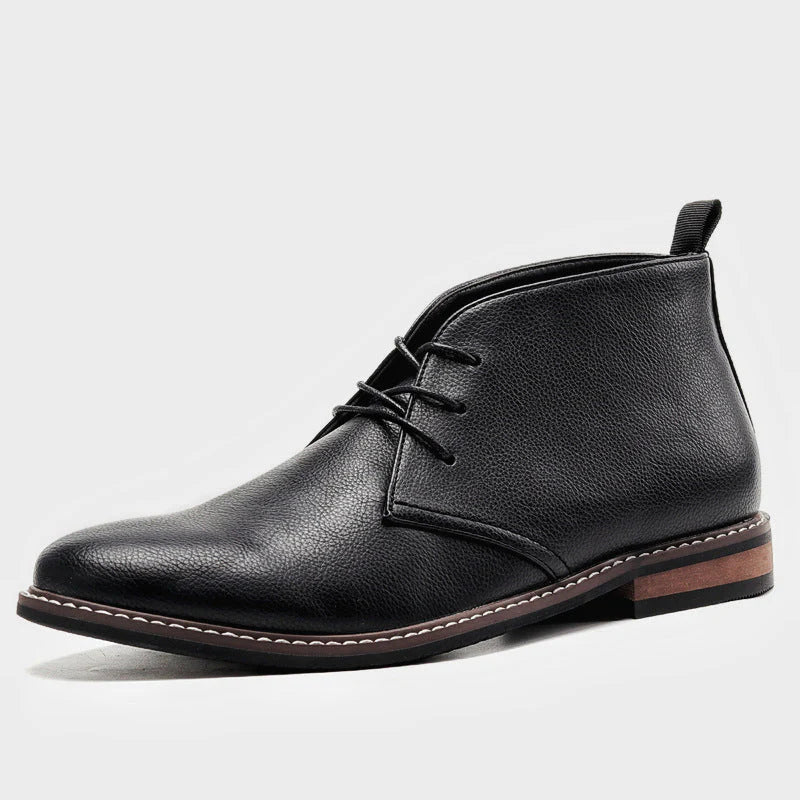 Jamie - Lace Up Leather Desert Boots