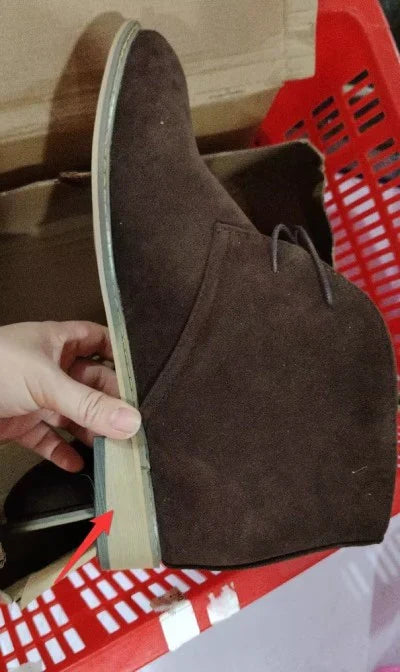 Jamie - Lace Up Leather Desert Boots