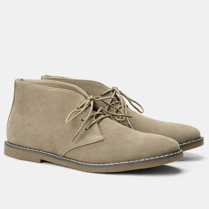 Jamie - Lace Up Leather Desert Boots
