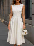 Josselin | A-Line Sleeveless Midi Dress