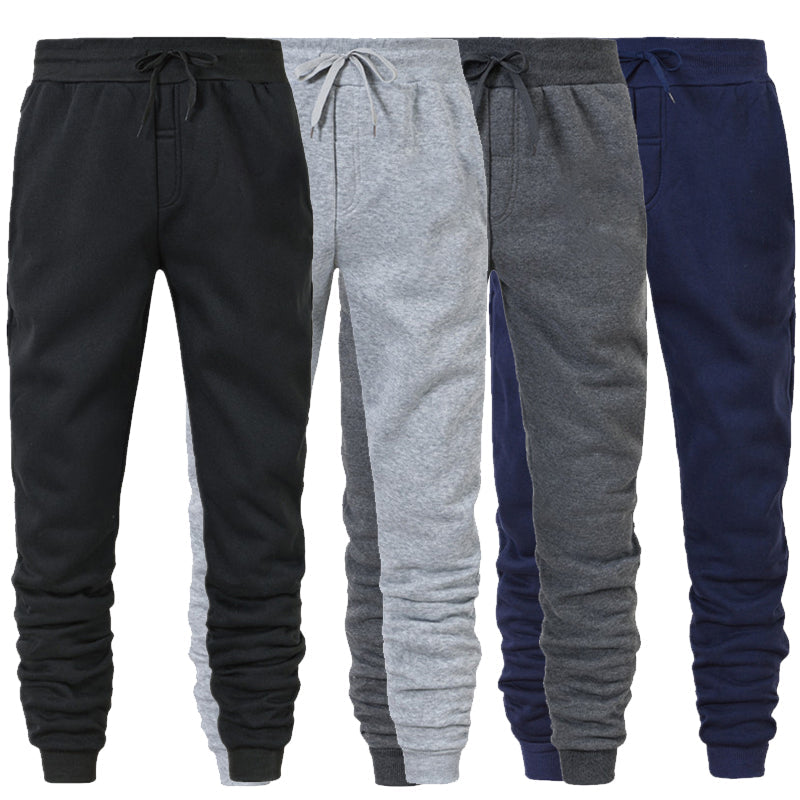 Men's tapered sports joggers with ribbed cuffs