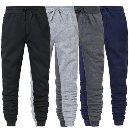 Men's tapered sports joggers with ribbed cuffs