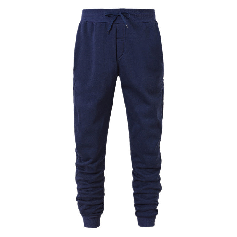Men's tapered sports joggers with ribbed cuffs