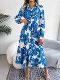 Lala | Floral Shirt Midi Dress