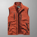 Lawrence | Gilet with Zip Pockets and Stand Collar