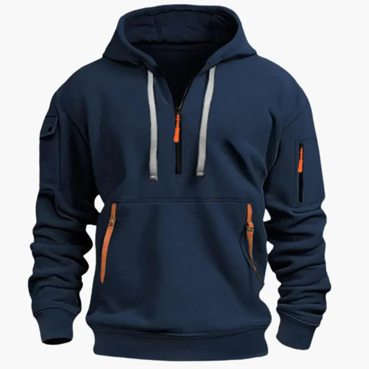 Lee - Hoodie with Zip Pockets and Chest Pocket
